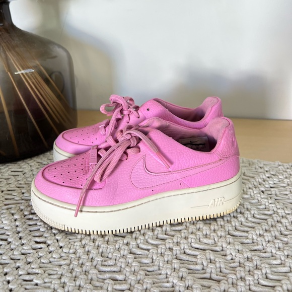 Nike Shoes - Nike Pink Air Force sneakers